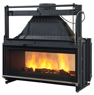 Cheminees Philippe Radiante 1200 DF firebox