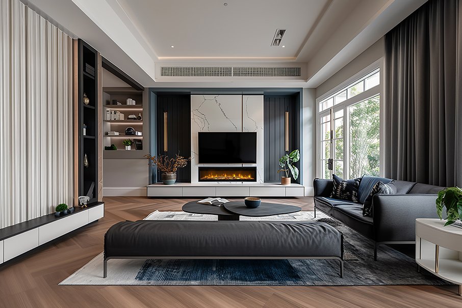 Real Flame Electric Fireplace Ignite Evolve