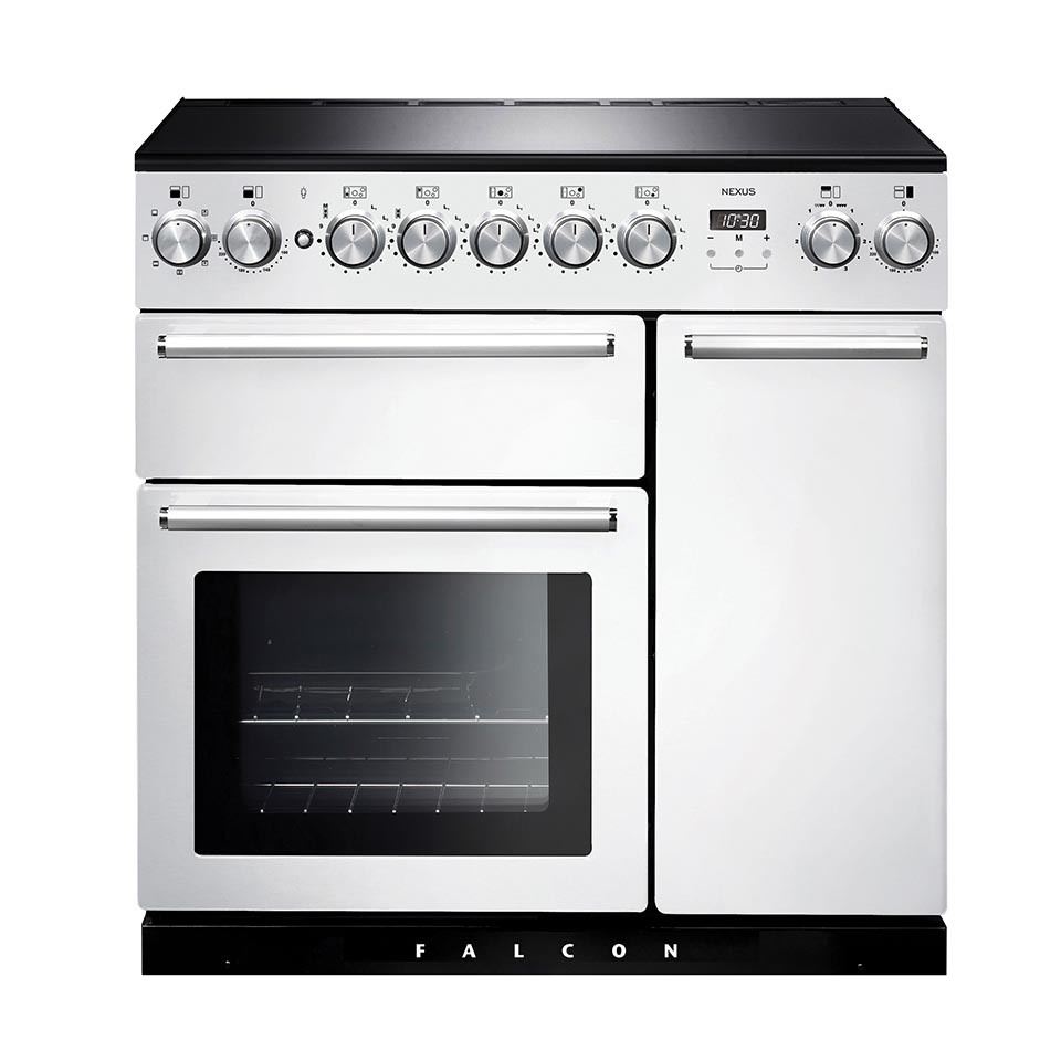 Falcon Nexus 90cm Induction Oven white 